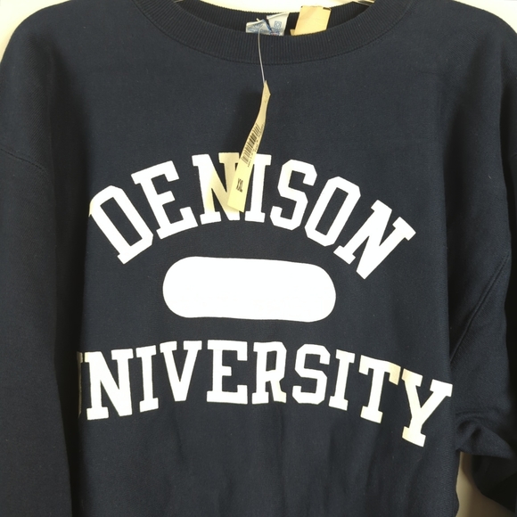 Denison University Champion reverse weave sweatshirt - xxl - Picture 3 of 10